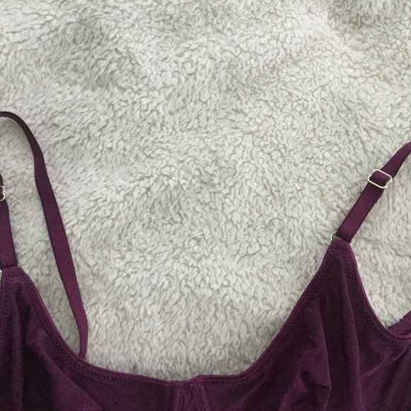 Vintage 90s Y2K Victoria's Secret Iridescent Maroon/Dark Magenta Demi Bra Sz 36B - Picture 12 of 12